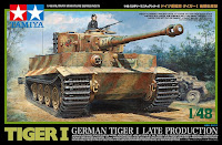 Tamiya 1/48 TIGER I LATE PRODUCTION (32575) English Color Guide & Paint Conversion Chart　