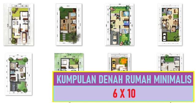 Kumpulan Denah Rumah Minimalis 6x10