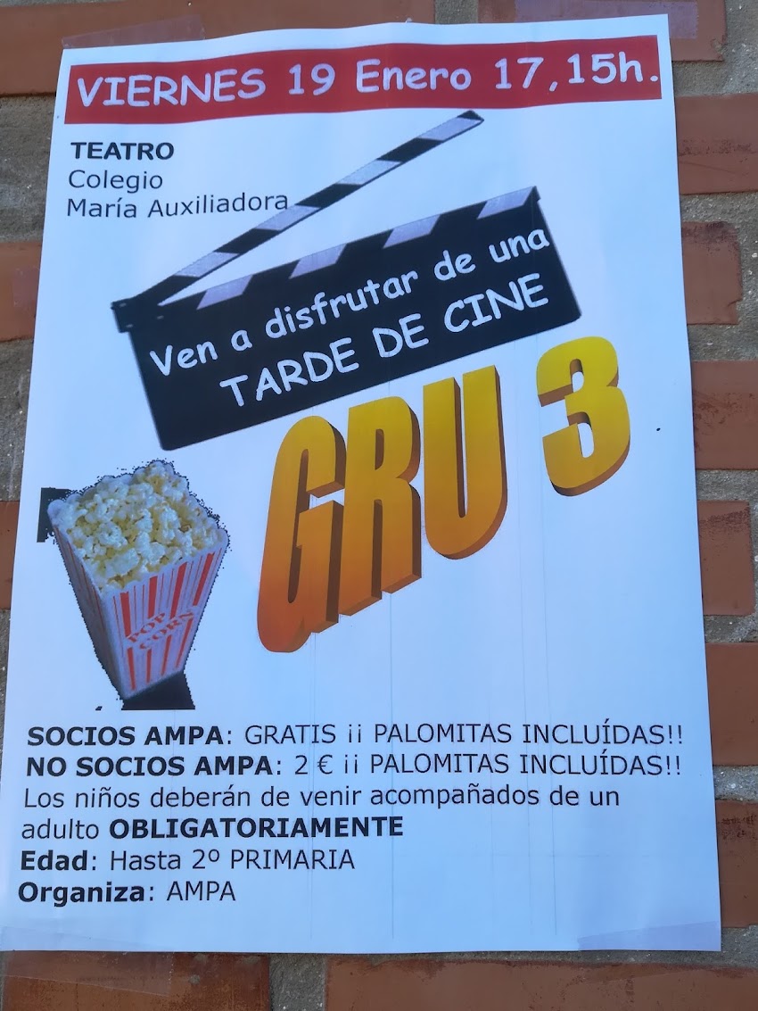 ¡ESTA TARDE AL CINE!