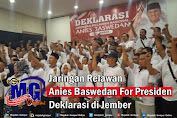 Jaringan Relawan Anies Baswedan For Presiden Deklarasi di Jember