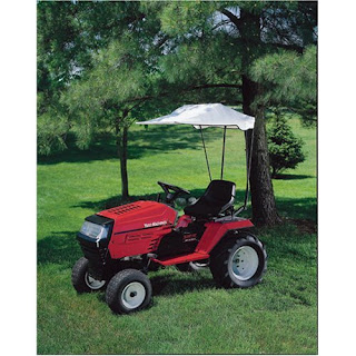 lawnmowers, riding mower sunshade