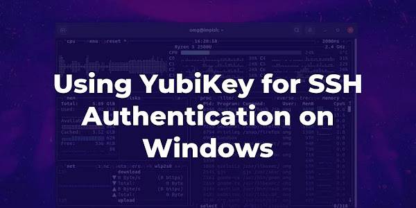 Using YubiKey for SSH Authentication on Windows