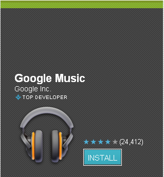 Google Music Android Application