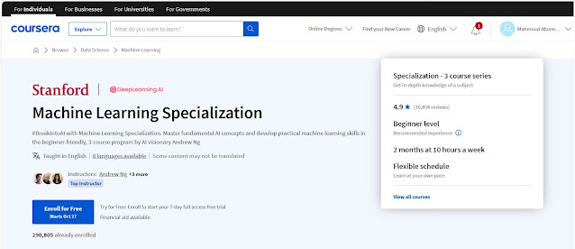 Machine Learning Specialization