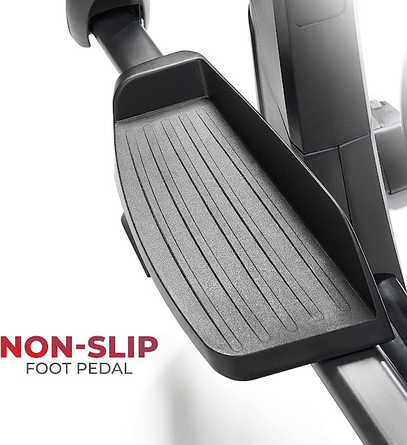 Sunny Health & Fitness Smart Elliptical pedal