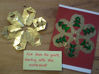 Fall Craft Ideas  Graders on 3rd Graders     Folded Foil Christmas Cards   Crafts Ideas   Crafts