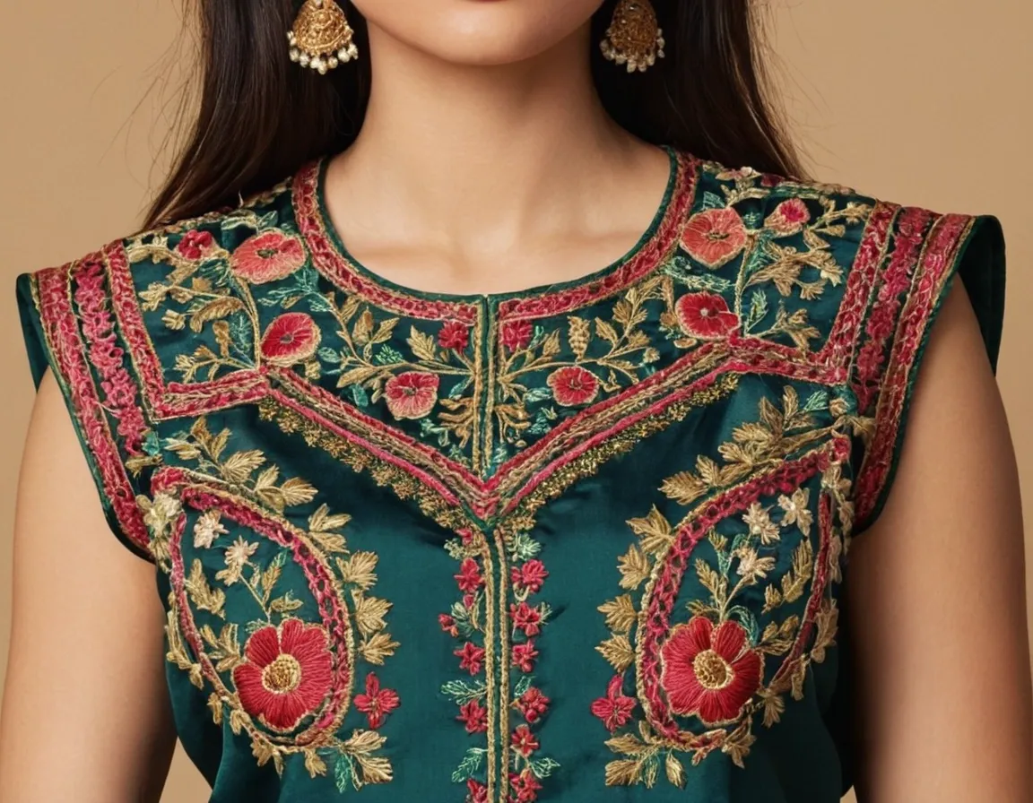 Blouse Embroidery Designs Simple