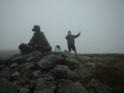 Matt tries to measure the wind speed on Archy Styrigg