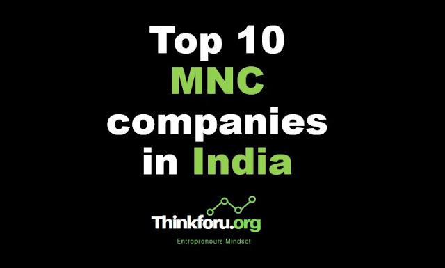 Cover Image of Top 10 MNC companies in india with founder and Founded