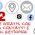 22 icone gratis con tema contatti e social network
