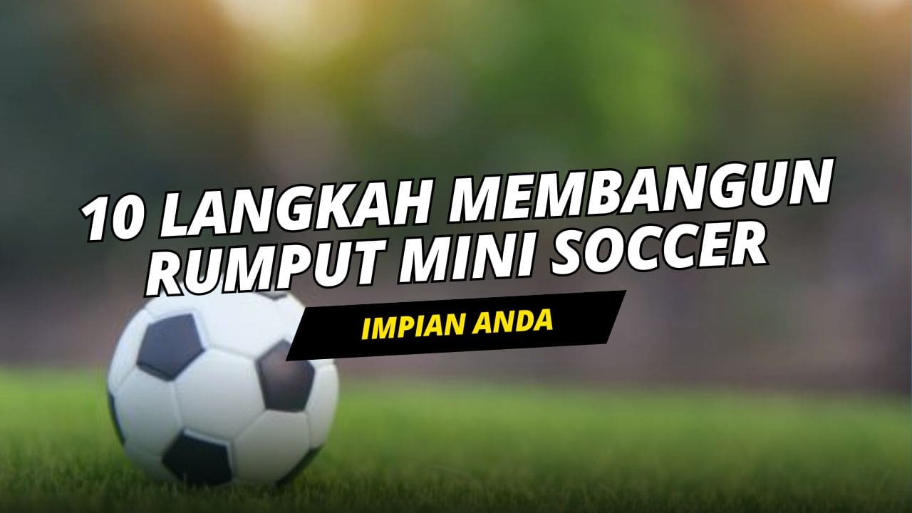 10 Langkah untuk Membangun Rumput Mini Soccer Impian Anda