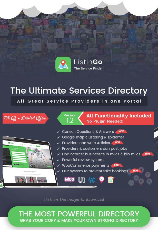 Download Premium Directory Listing WordPress Theme