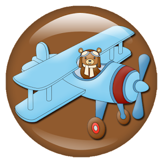 Bear Fliying Clip Art.  