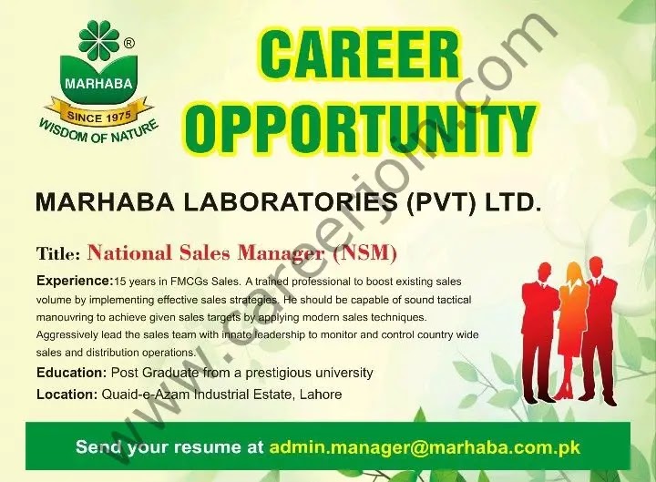 Jobs in Marhaba Laboratories Pvt Ltd