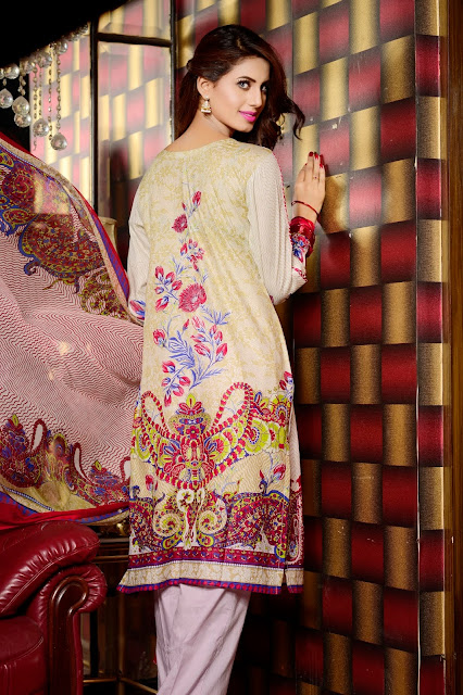 Rim Jim Embroided Lawn by Wahab Noor