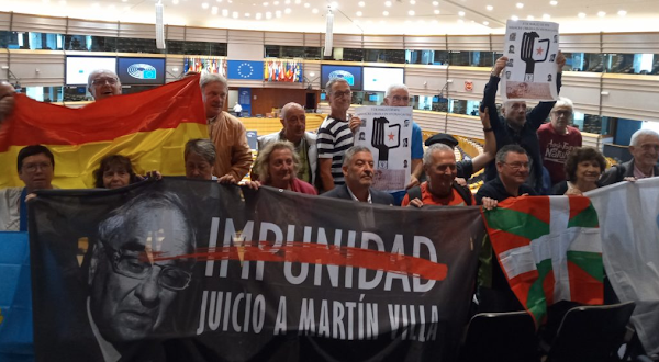 Las víctimas del franquismo han visitado el Parlamento Europeo demandando Justicia 
