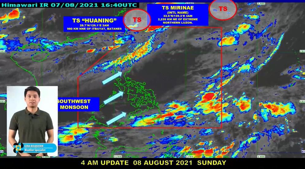 PAGASA weather update August 8, 2021