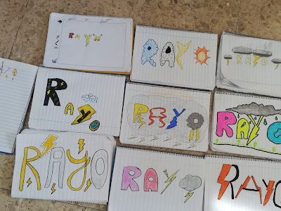 Generación de alumnos "makers": Ortografía visual: Rayo