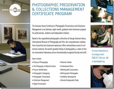 George Eastman House Program