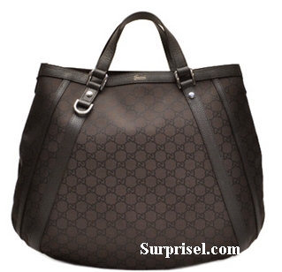 Gucci 268641 - Abby Convertible Jacquard Bag ( Brown )