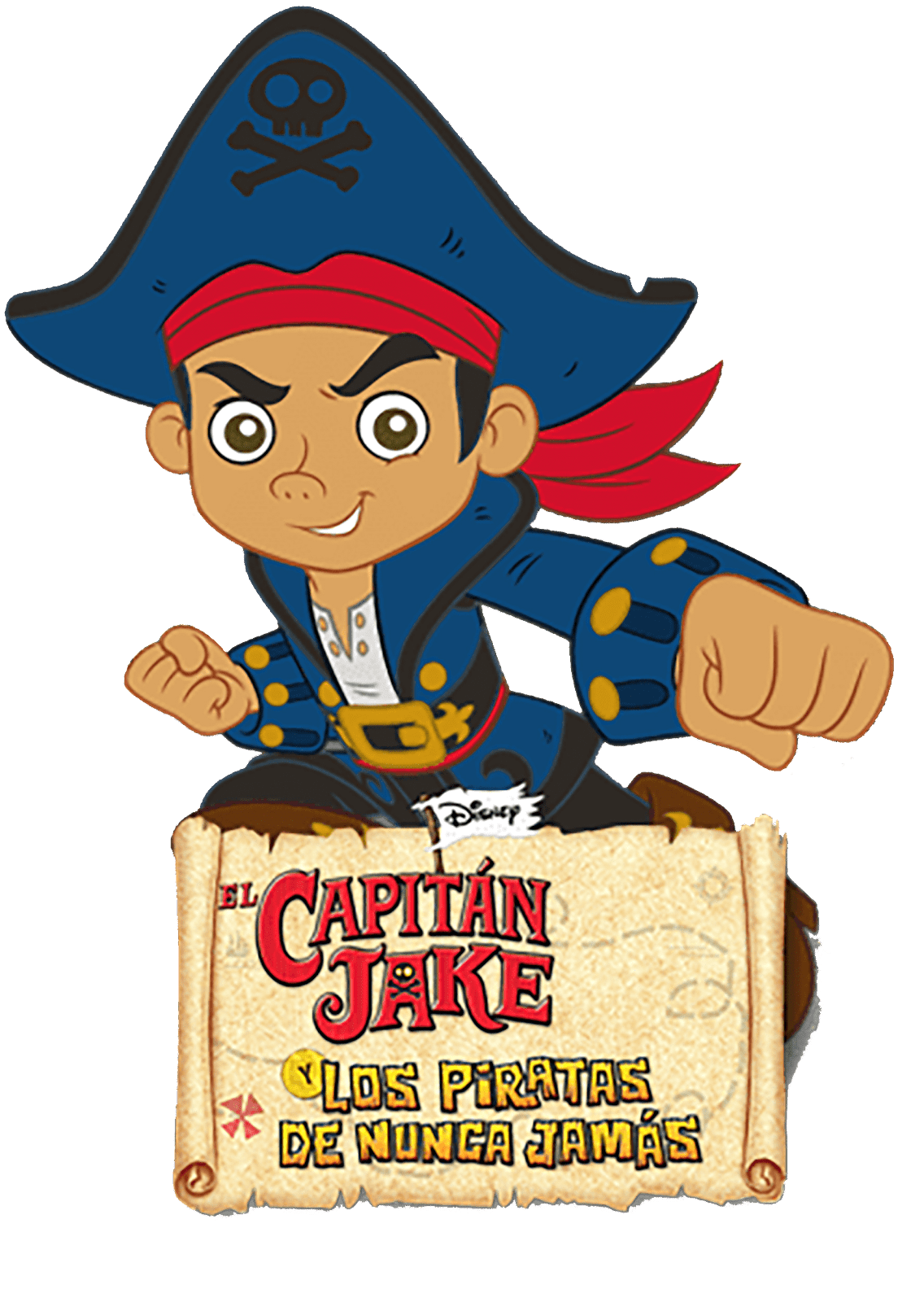 imagen Gigante de los personajes de el capitan jake y los piratas de nunca jamas  en png con fondo transparente
