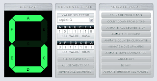 7 segment display  utility