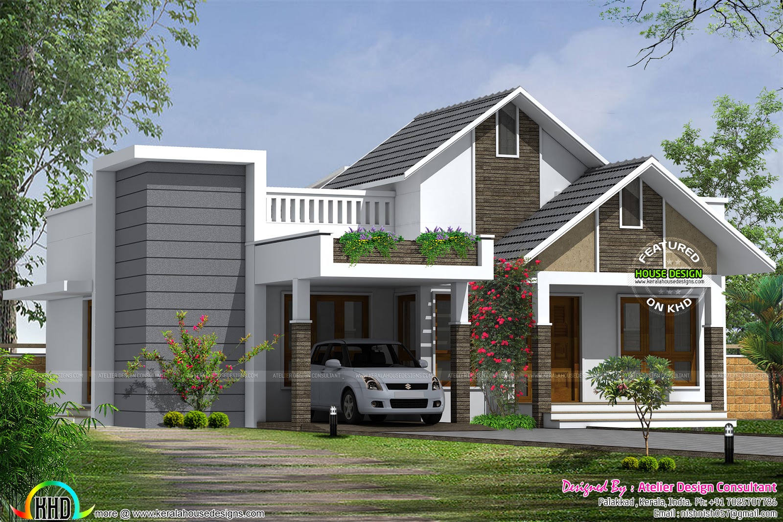March 2019 Kerala home  design and floor plans 