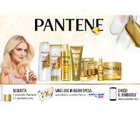 Concorso "Telepromo Pantene" : chiedi il rimborso prodotto ORO e vinci 1.000 buoni spesa P&G