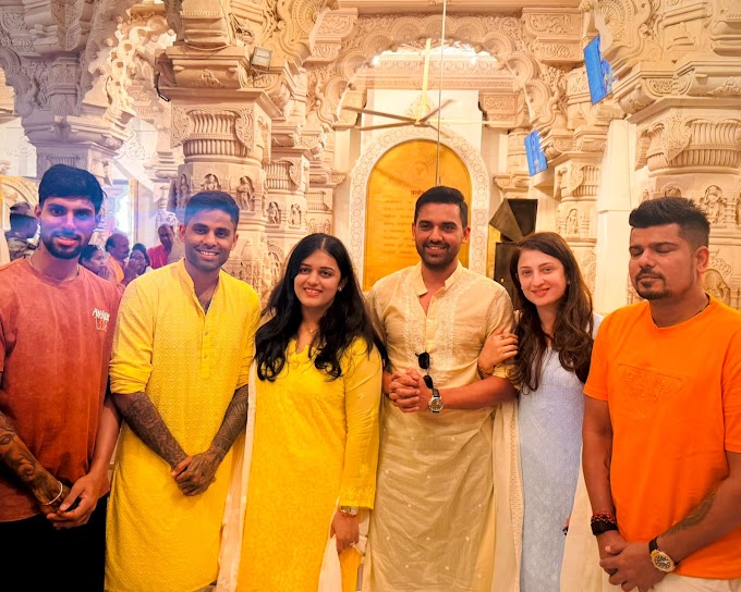 अयोध्या: रामलला के दर्शन करने अयोध्या पहुंचे मुंबई इंडियंस टीम के खिलाड़ी