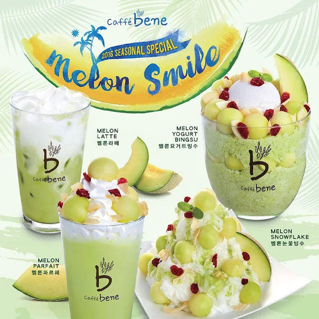 Caffe Bene Melon Smile Promotion