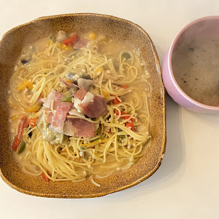 納豆パスタ