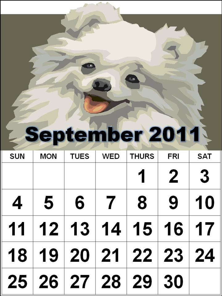 september 2013 calendar. hairstyles September 10, 2011
