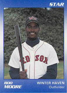 Boo Moore 1990 Winter Haven Red Sox card