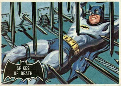 Spikes of Death, Batman trading card