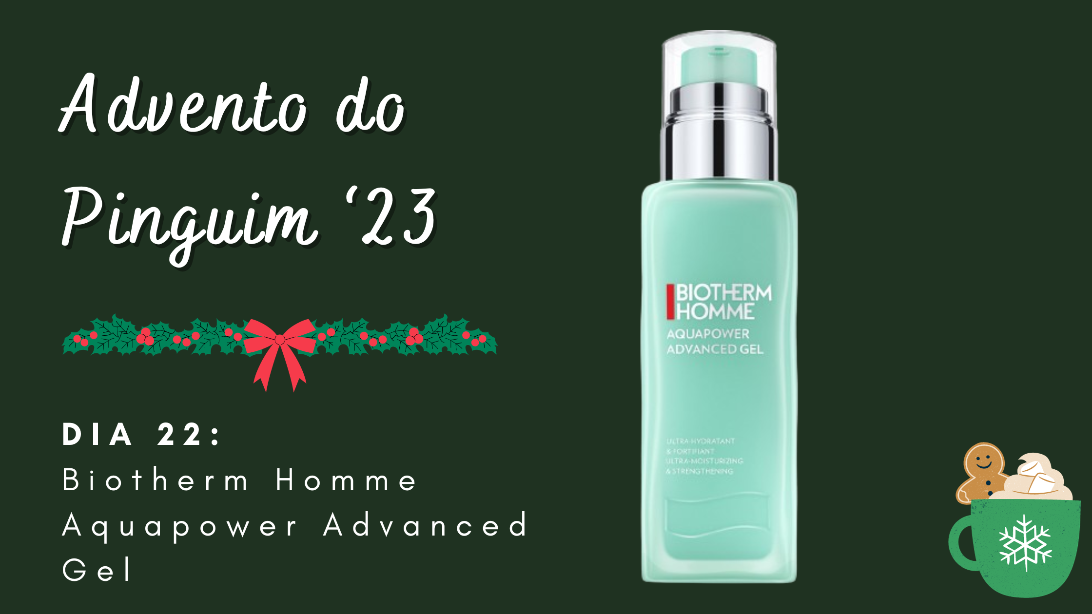 Advento do Pinguim #22 | Biotherm Homme Aquapower Advanced Gel