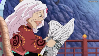 ワンピースアニメ 女ヶ島編 416話 ニョン婆 | ONE PIECE Episode 416