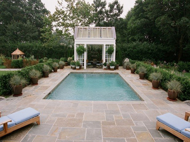 landscaping ideas for small backyards with pool
