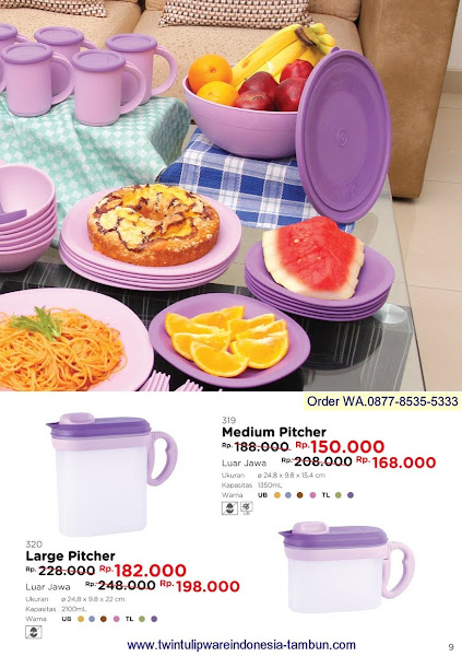 Promo Diskon Maret 2018, Large Pitcher, Medium Pitcher