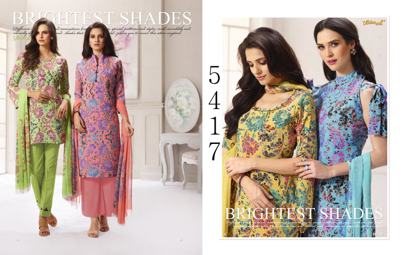Vaishali Fashions 5401 Series Pant Style Dress Material Catalog Lowest Price