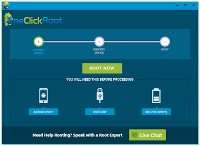 برنامج ONE CLICK ROOT الشامل لفتح روت لجميع اجهزة الأندرويد