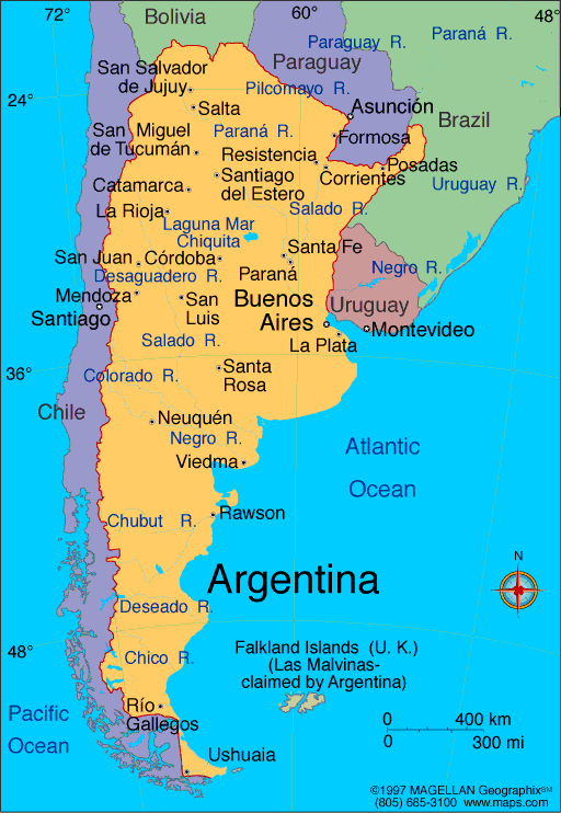 Countries of the world: Argentina