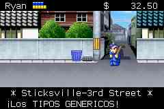  Detalle River City Ransom EX (Español) descarga ROM GBA