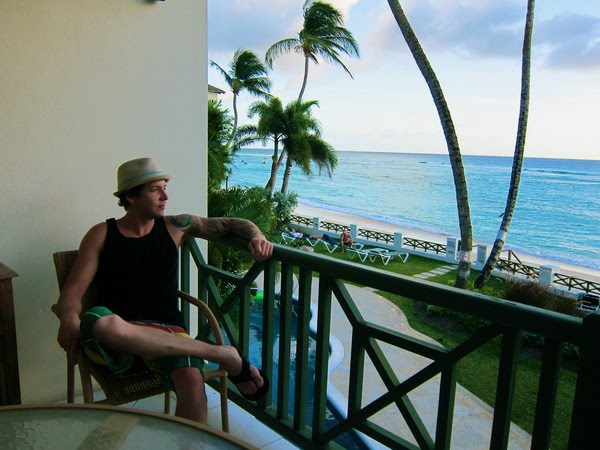 As you all may know Pierre Bouvier spent his vacation in the Caribbean