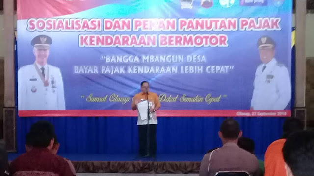 UPPD Cilacap Gelar Sosialisasi  dan Pekan Panutan Pajak Kendaraan Bermotor