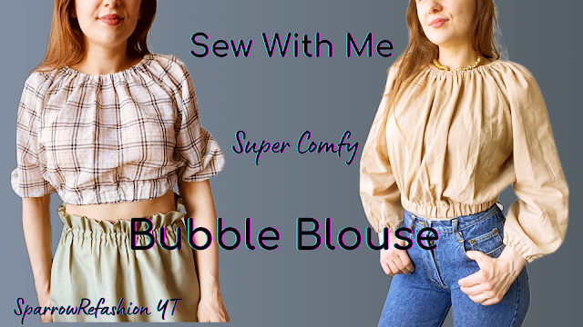 bubble blouse sewing tutorial