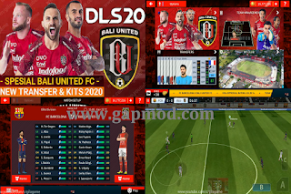 DLS Mod Bali United New Transfer & Kits 2020/2021