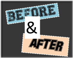 before & after