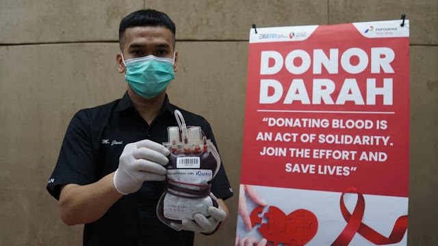 Gelar Donor Darah, Pertamina Patra Niaga Regional Sumbagut Berhasil Himpun 119 Kantong 