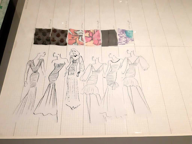 Exposition Yves Saint Laurent Haute Couture musée des tissus Lyon Région Auvergne Rhône Alpes