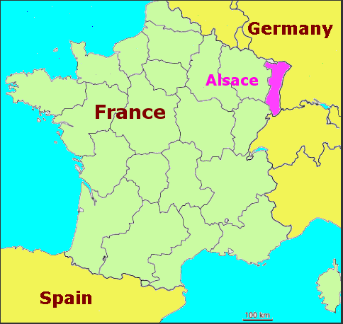  region is nestled in between Germany and France, as well as Switzerland.